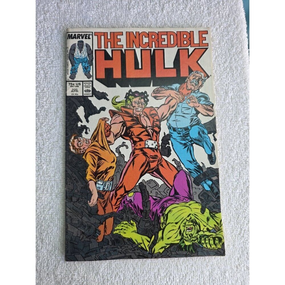 The Incredible Hulk #330 Marvel Comic Book 1987